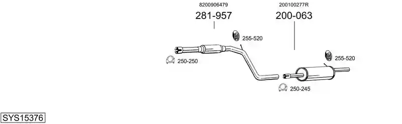 BOSAL SYS15376