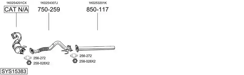 BOSAL SYS15383