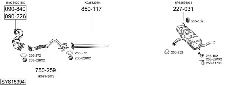 BOSAL SYS15394