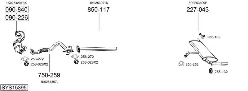 BOSAL SYS15395