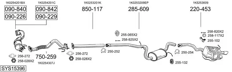 BOSAL SYS15396
