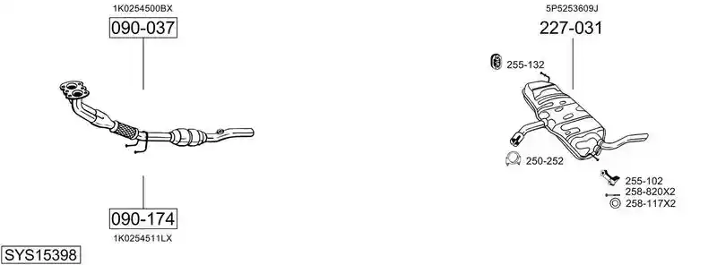 BOSAL SYS15398