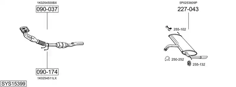 BOSAL SYS15399