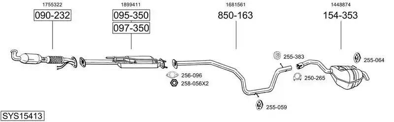 BOSAL SYS15413