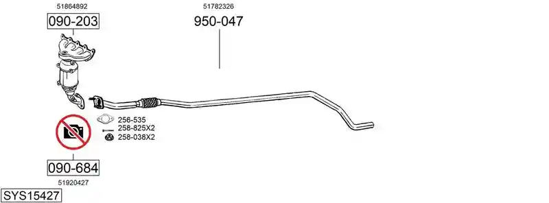 BOSAL SYS15427