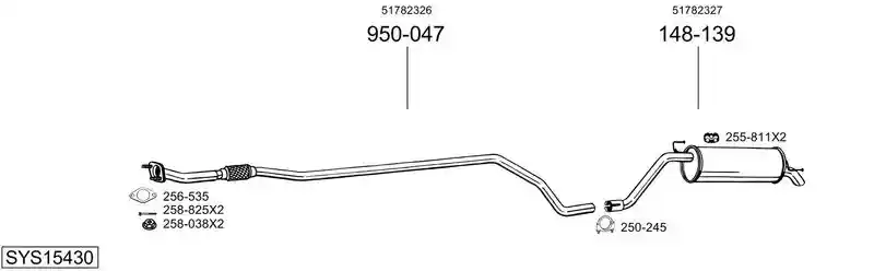 BOSAL SYS15430