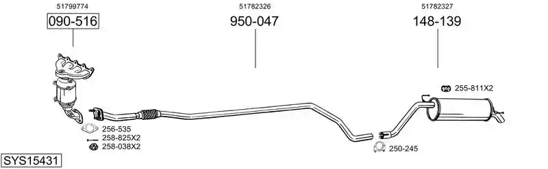 BOSAL SYS15431