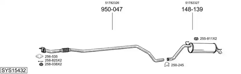 BOSAL SYS15432