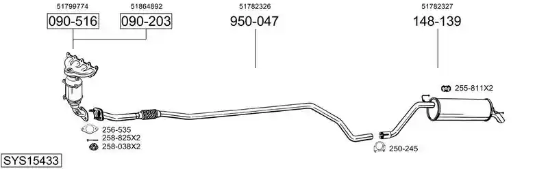 BOSAL SYS15433