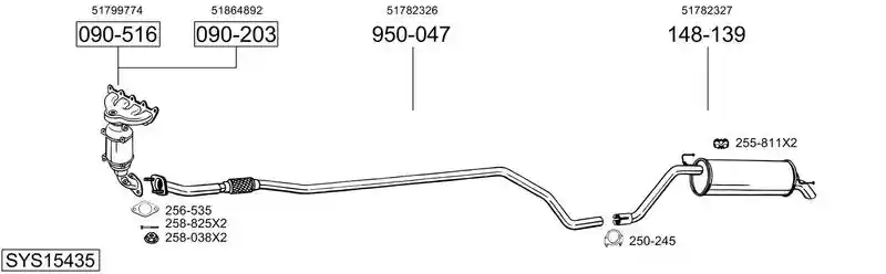BOSAL SYS15435