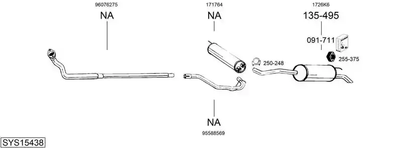 BOSAL SYS15438