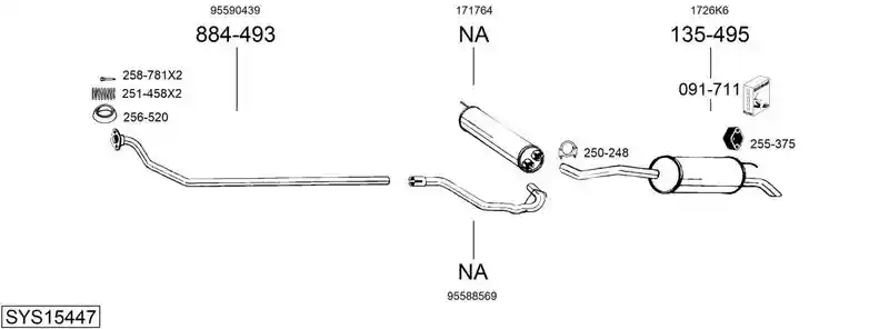 BOSAL SYS15447