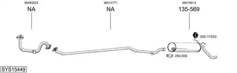 BOSAL SYS15449