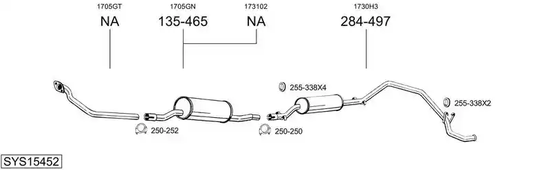 BOSAL SYS15452