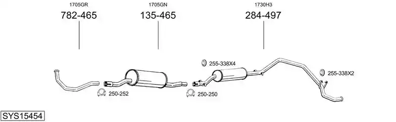BOSAL SYS15454
