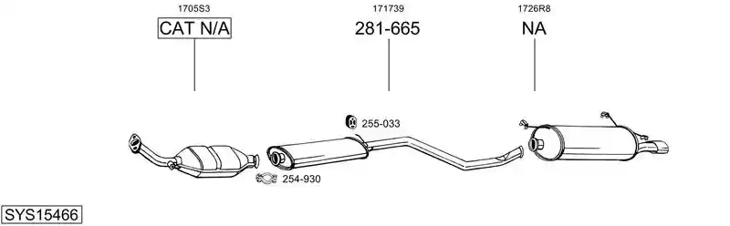 BOSAL SYS15466