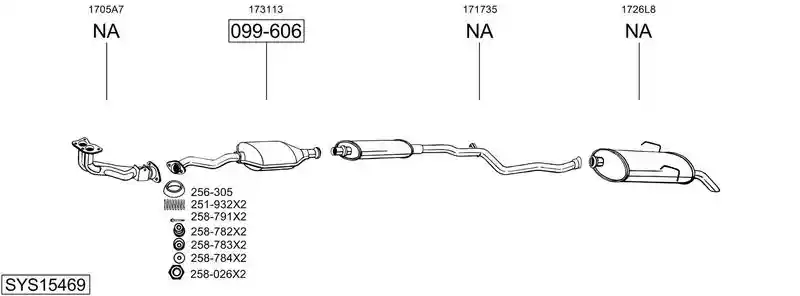 BOSAL SYS15469