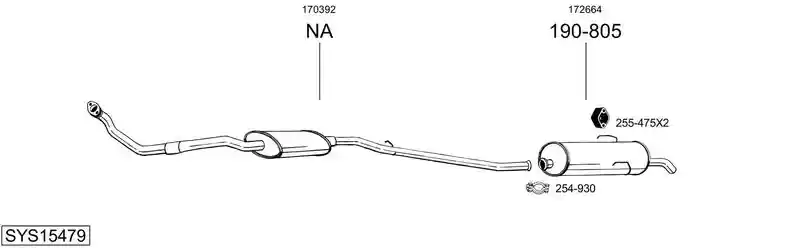 BOSAL SYS15479