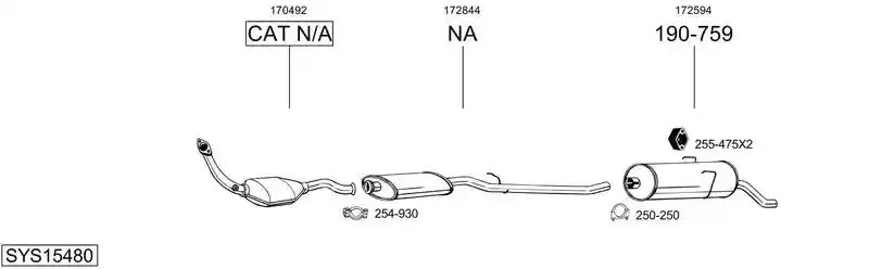 BOSAL SYS15480