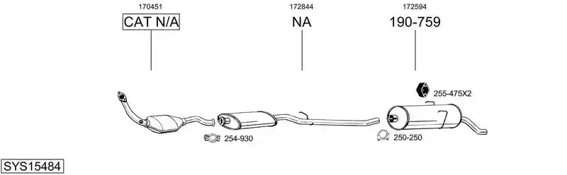 BOSAL SYS15484