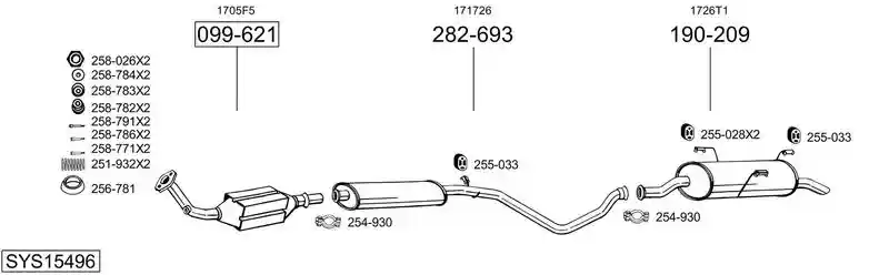 BOSAL SYS15496