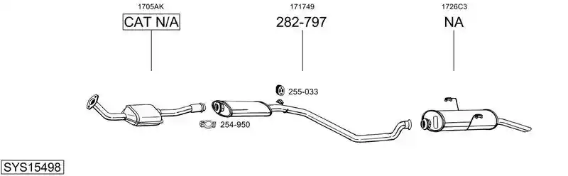 BOSAL SYS15498