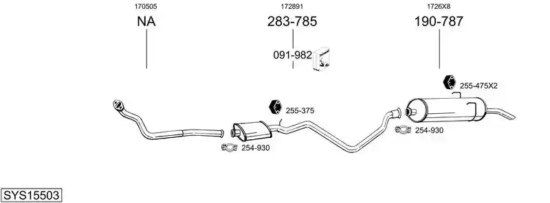 BOSAL SYS15503