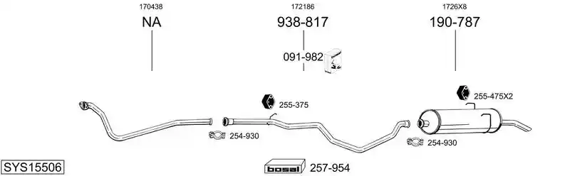 BOSAL SYS15506