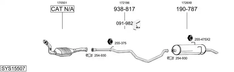 BOSAL SYS15507