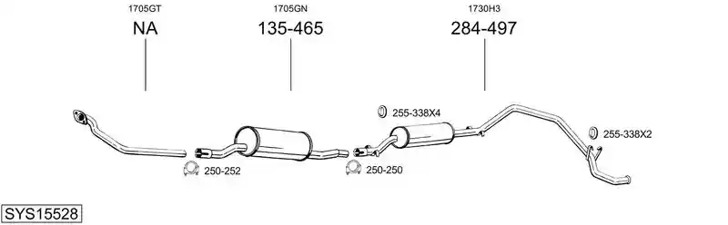 BOSAL SYS15528