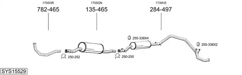 BOSAL SYS15529
