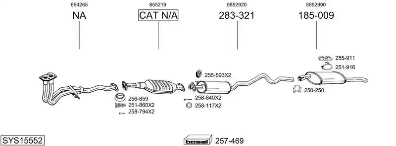 BOSAL SYS15552