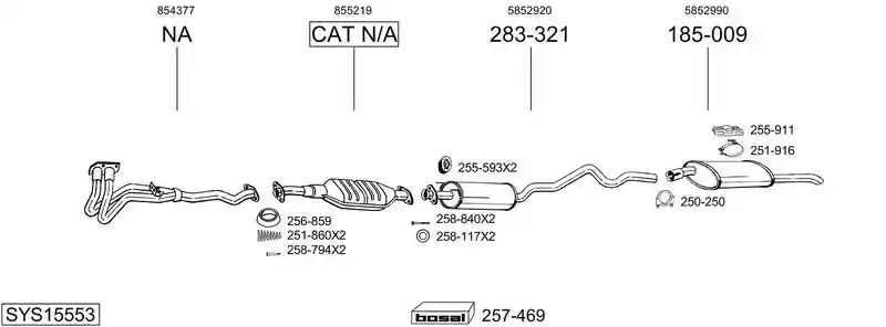 BOSAL SYS15553