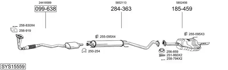 BOSAL SYS15559