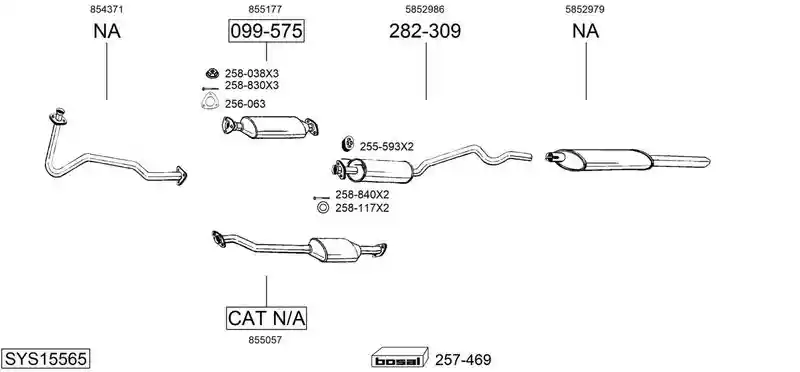 BOSAL SYS15565