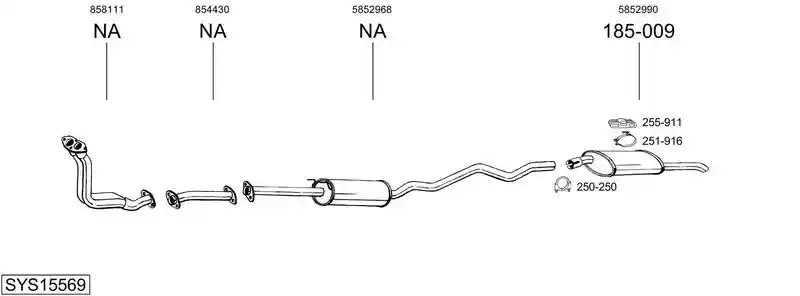 BOSAL SYS15569