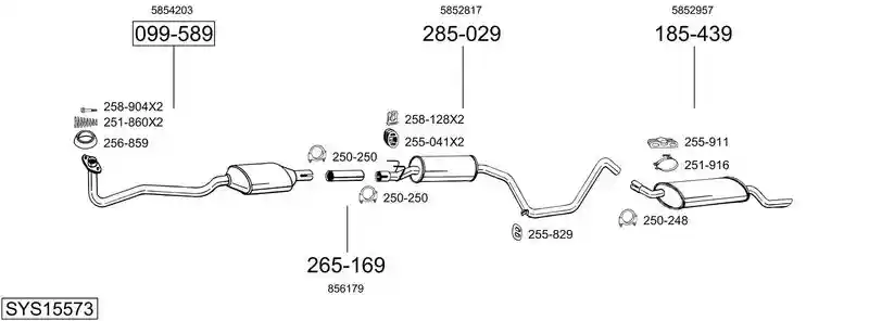 BOSAL SYS15573