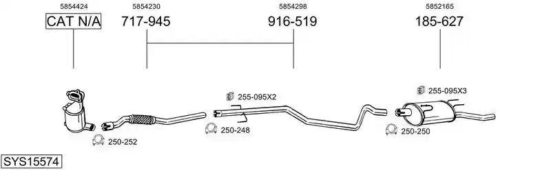 BOSAL SYS15574
