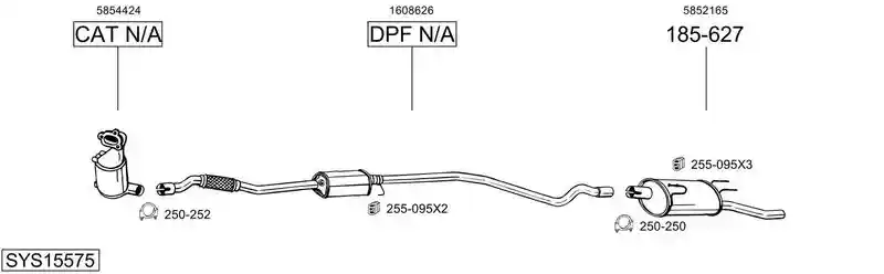 BOSAL SYS15575