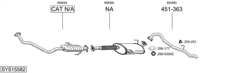 BOSAL SYS15582