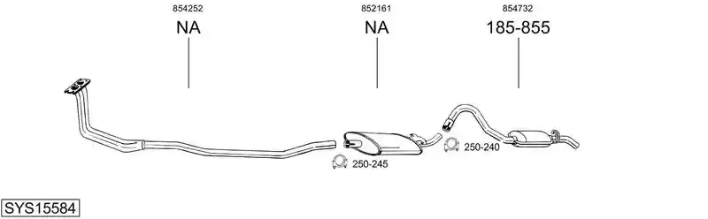 BOSAL SYS15584
