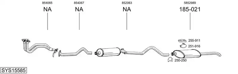 BOSAL SYS15585