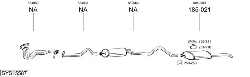 BOSAL SYS15587