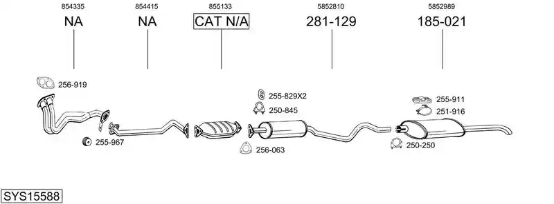 BOSAL SYS15588