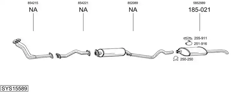 BOSAL SYS15589