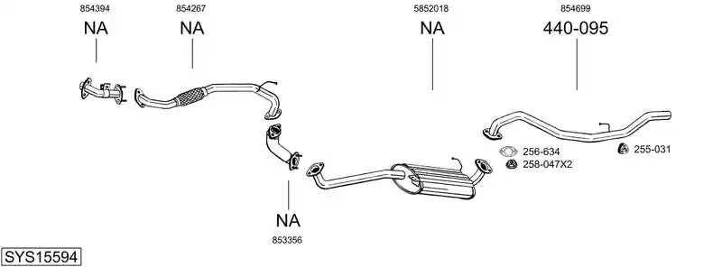 BOSAL SYS15594