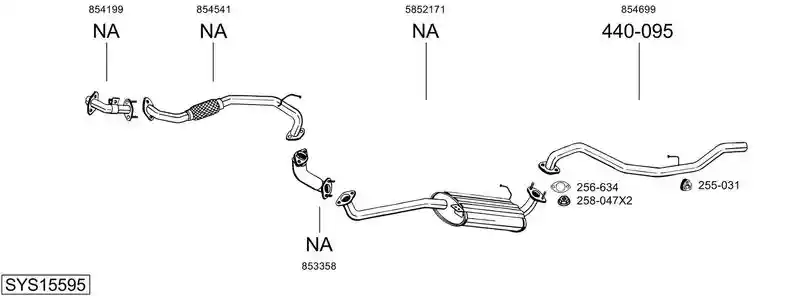 BOSAL SYS15595