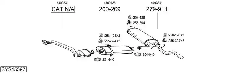 BOSAL SYS15597