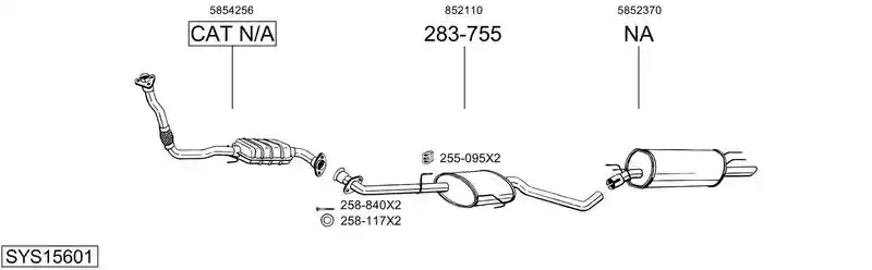 BOSAL SYS15601