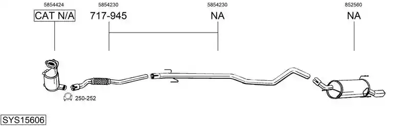 BOSAL SYS15606